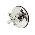 Kingston Brass KS3036AX Single-Handle Three-Way Diverter Valve with Trim Kit, Polished Nickel KS3036AX